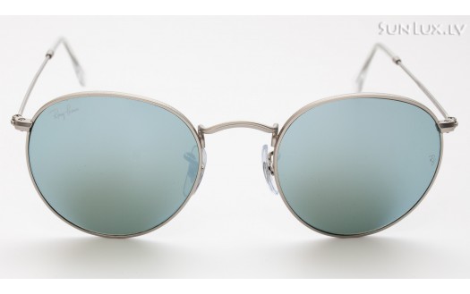 Ray-Ban Round Flash Lenses (RB3447 019/30 50mm) saules brilles